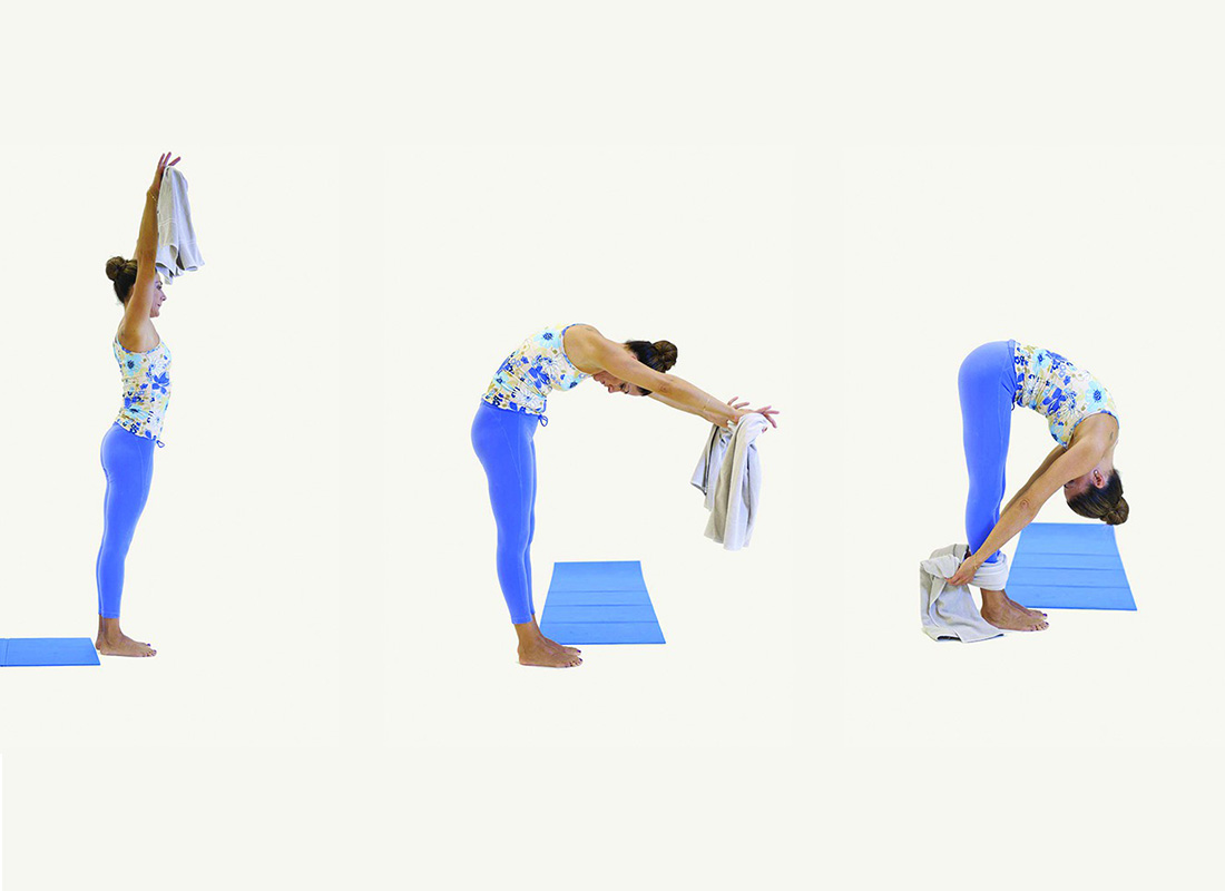 smart working: esercizi per allungare la schiena