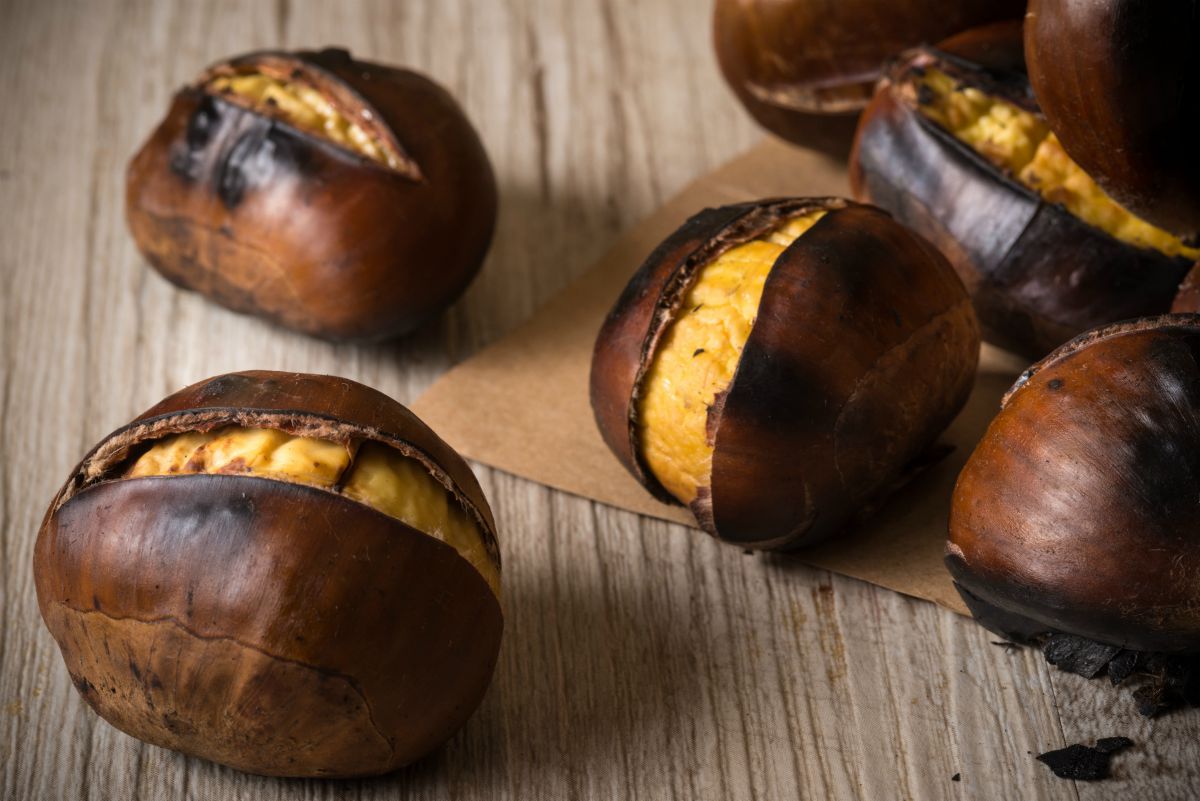 Castagne al forno: la cottura