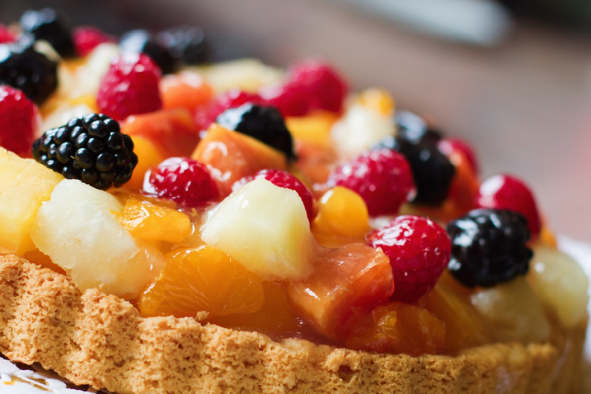 Crostata alla frutta con frolla light
