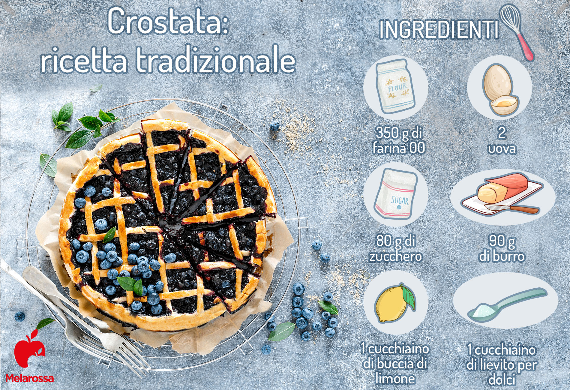 crostata: ricetta tradizionale 