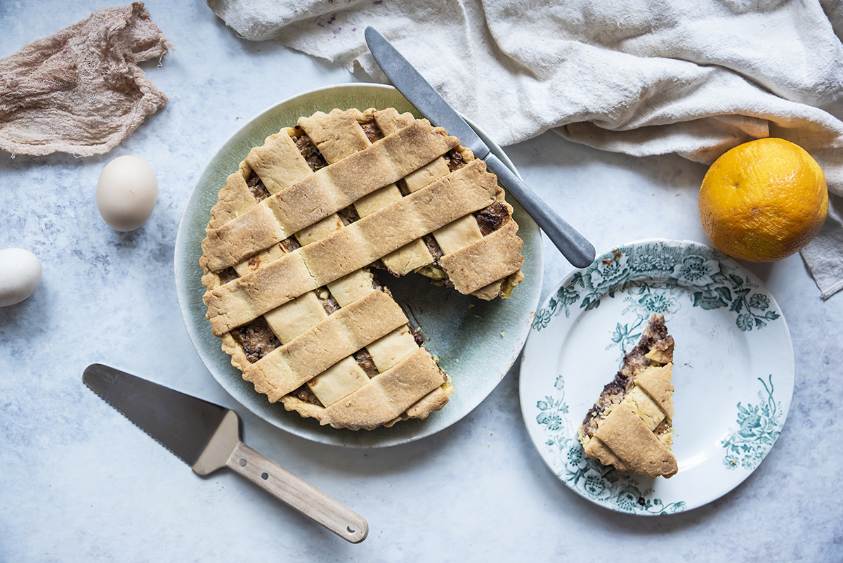 crostata ricotta e cioccolato