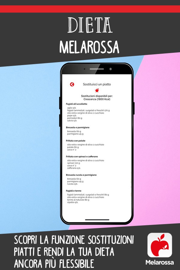 dieta melarossa servizio sostituzioni