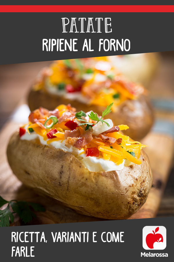 Patate ripiene al forno: pinterest