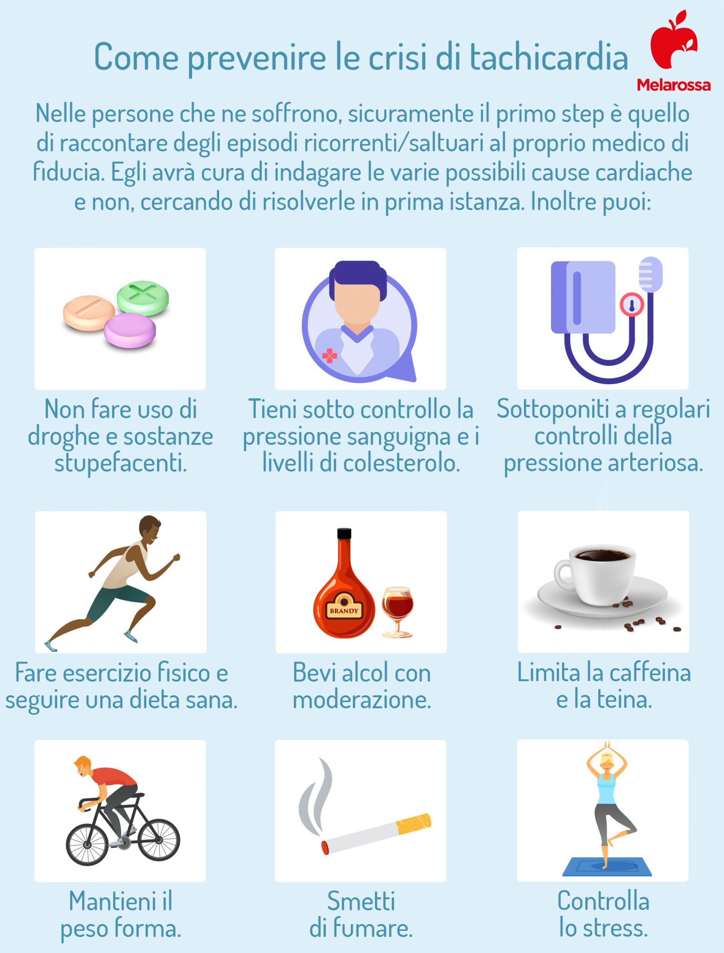 tachicardia: prevenzione