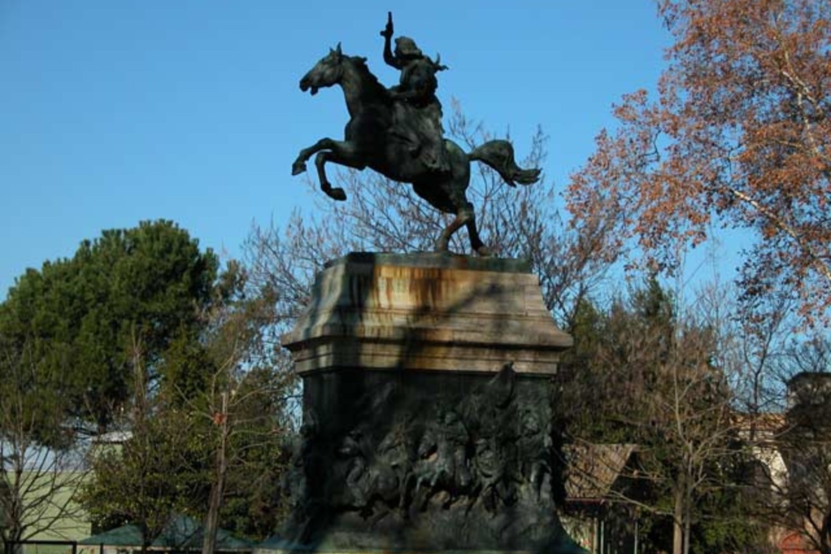 Gianicolo statua di Anita Garibaldi