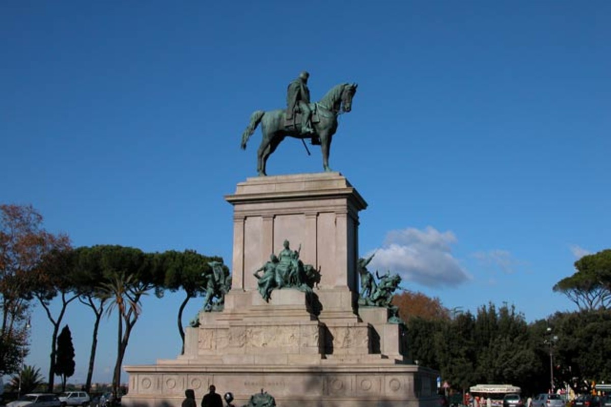 Gianicolo statua di Giuseppe Garibaldi
