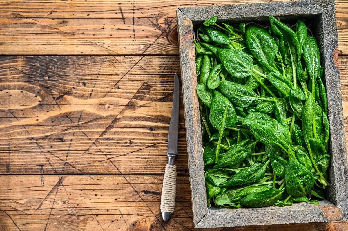 alimenti ricchi di ferro: spinaci