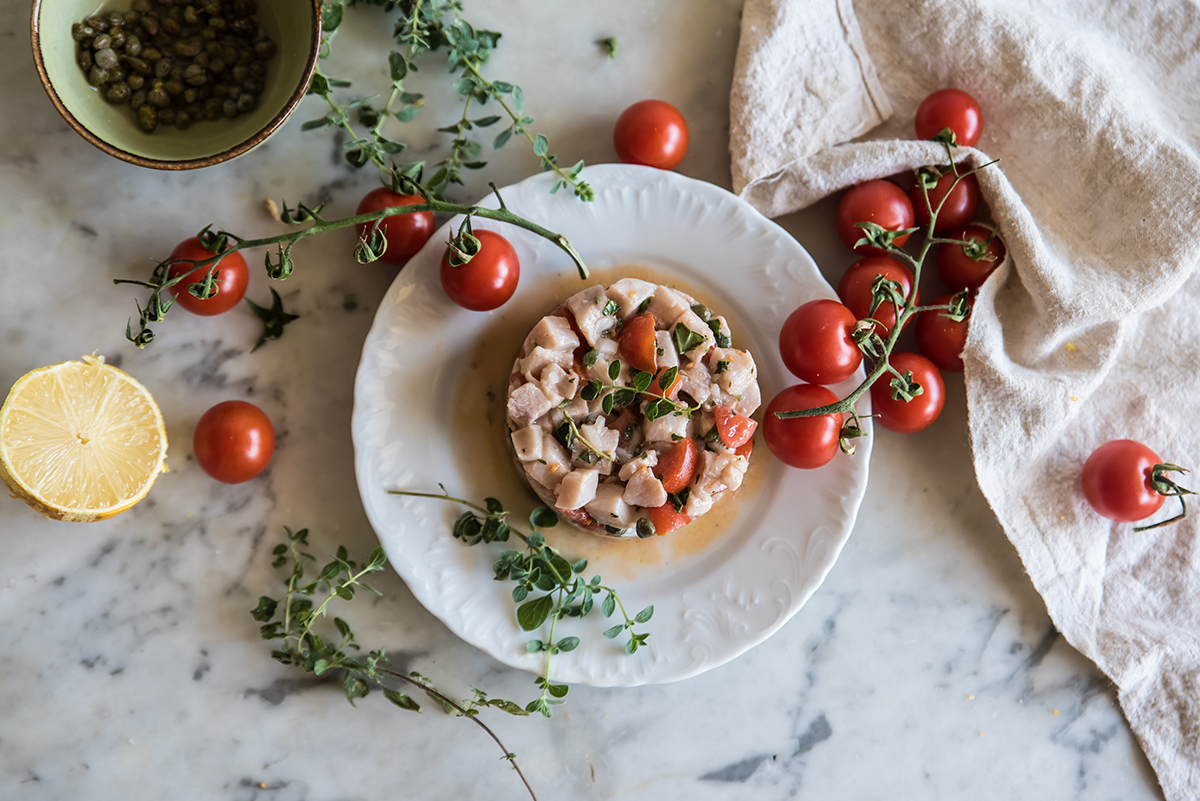 ricette con maggiorana : tartare 