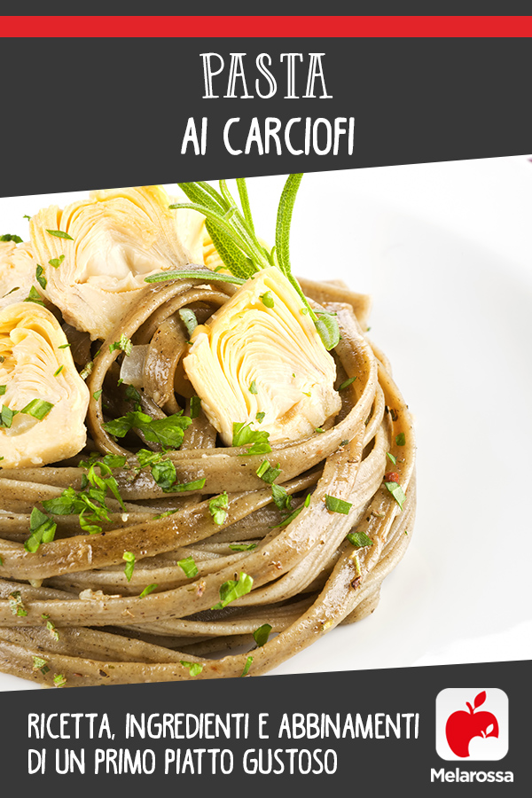 Pasta con i carciofi: pinterest