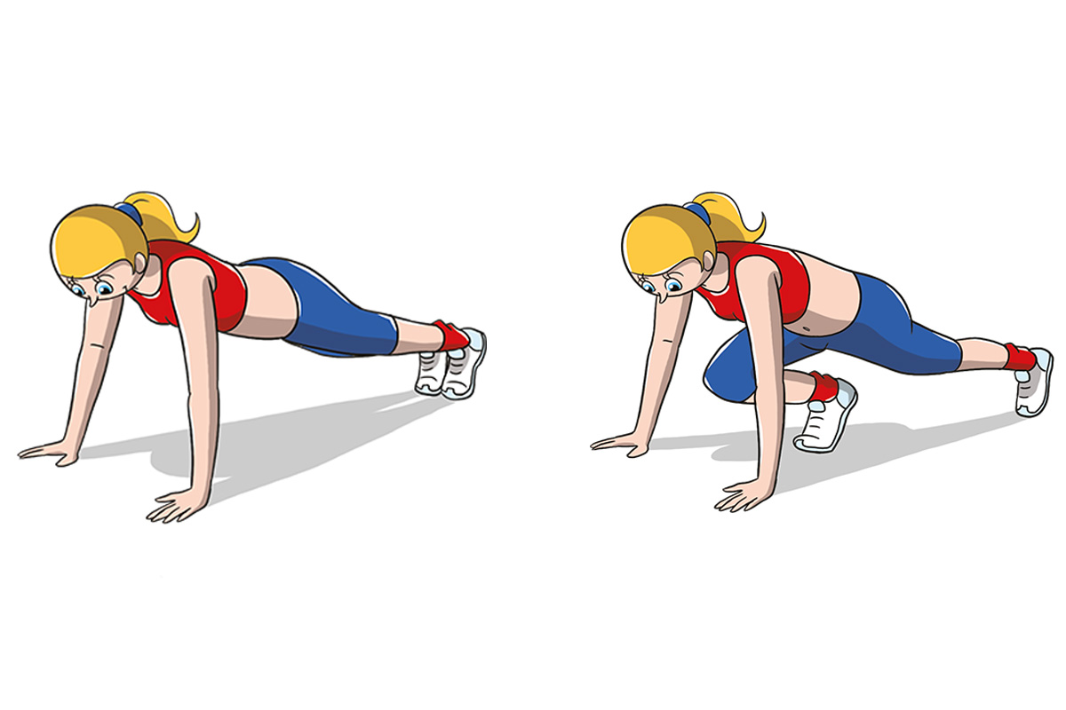 pliometria: mountain climber