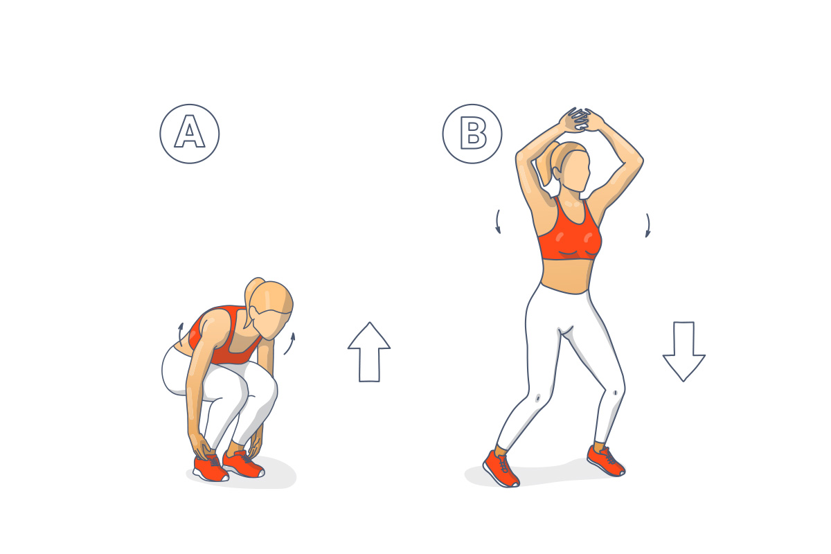 pliometria- squat-jack