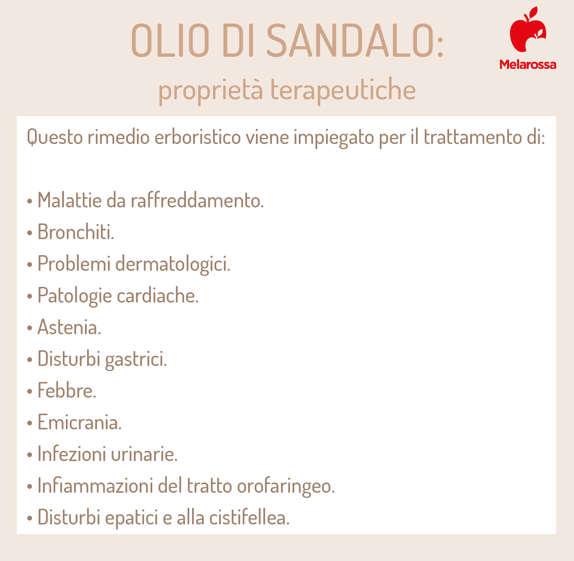 olio di sandalo: proprietà terapeutiche 