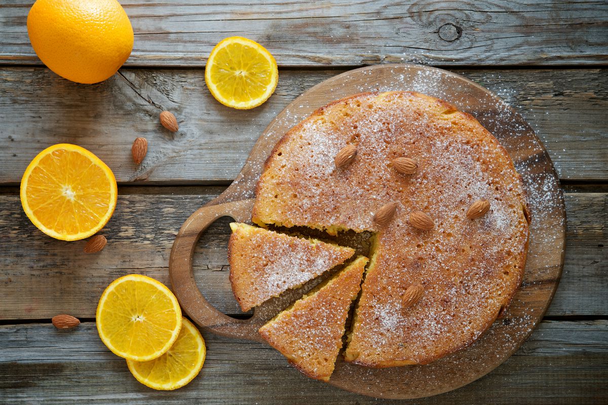 torta all'arancia rovesciata