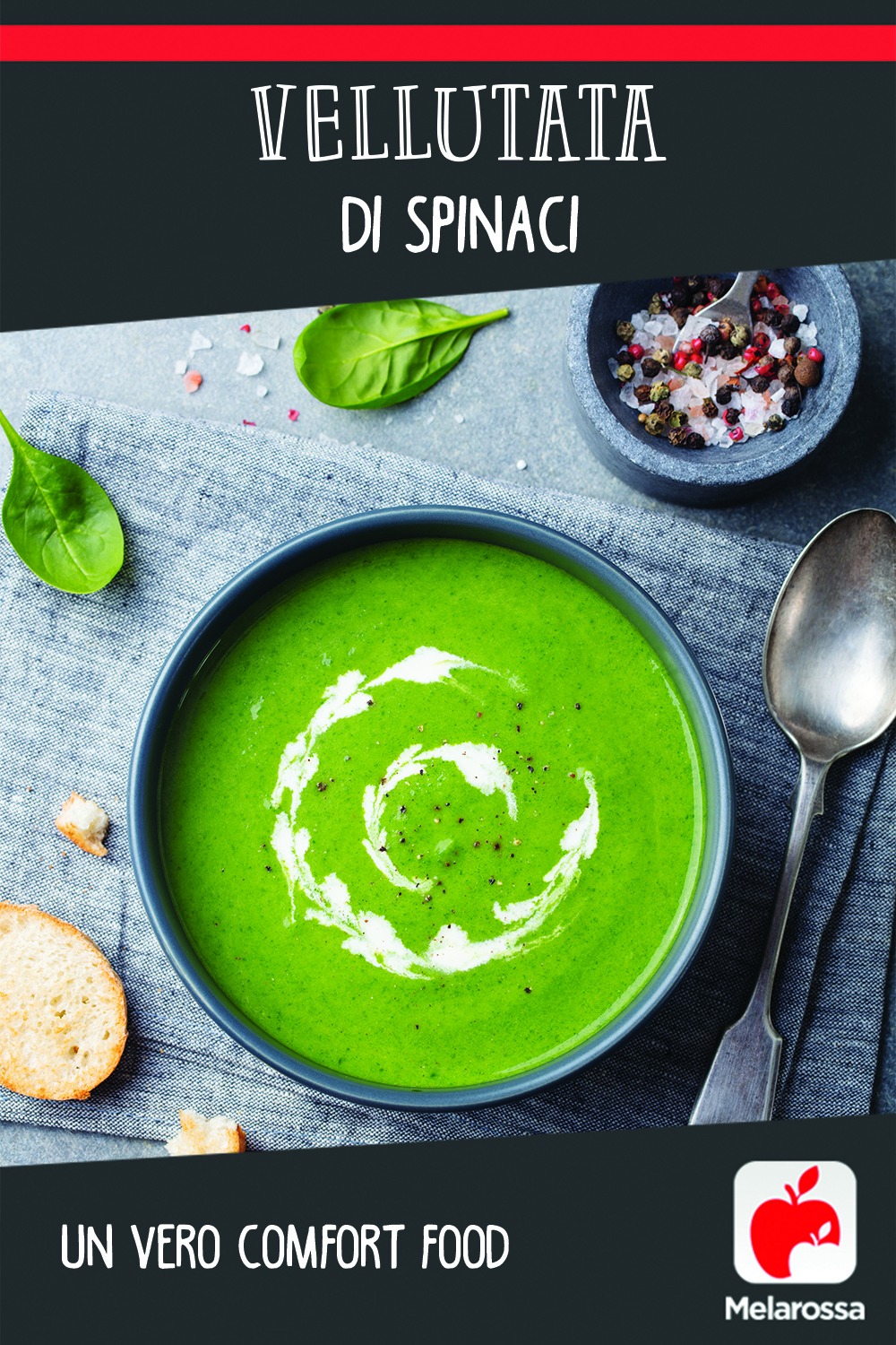 Vellutata di spinaci: la ricetta