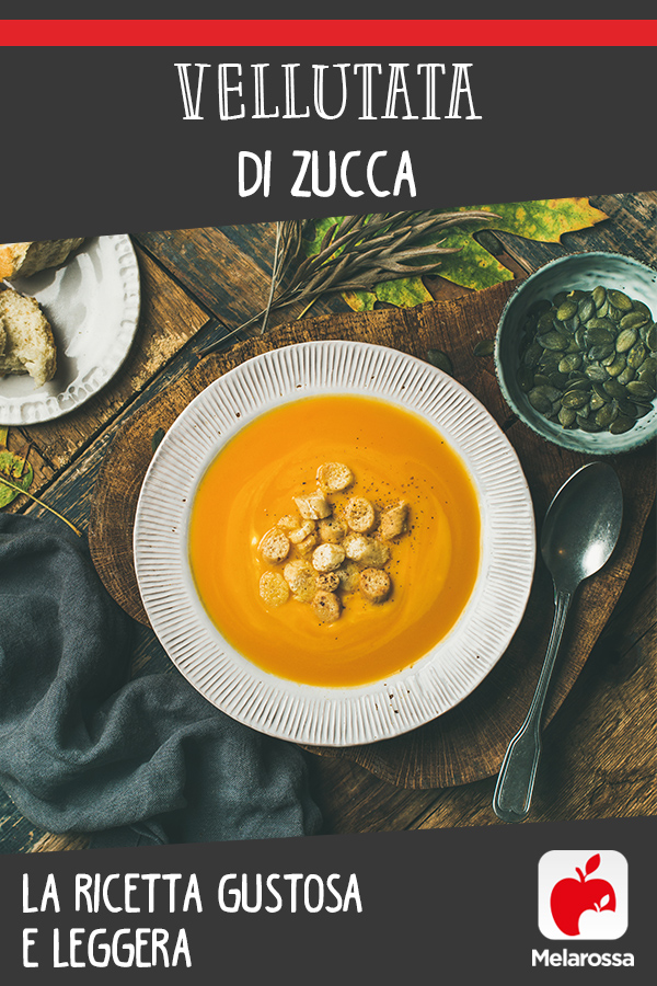 Vellutata di zucca: la ricetta