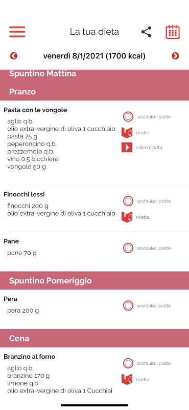 App Melarossa: dimagrisci con la tua dieta personalizzata.