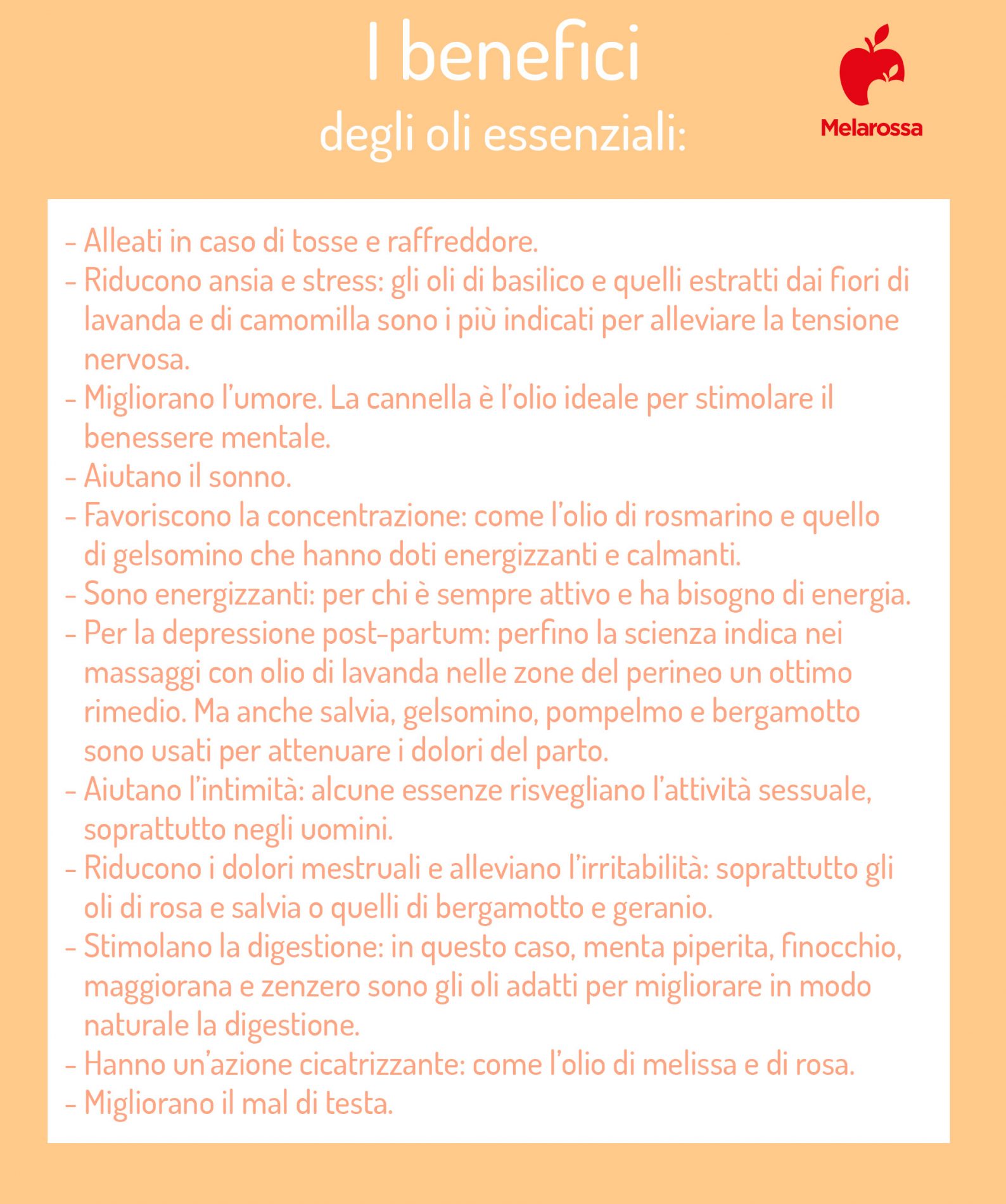 Aromaterapia benefici