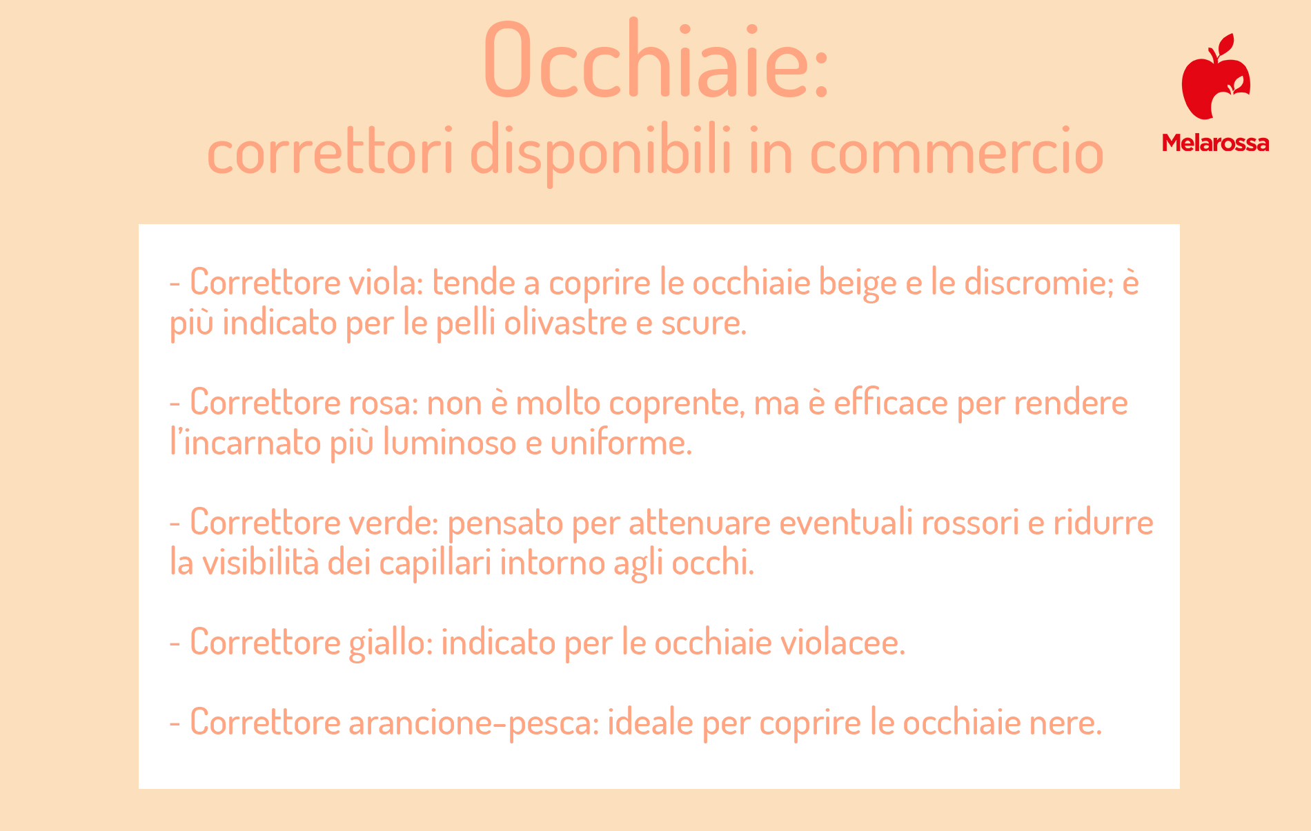 occhiaie: correttori