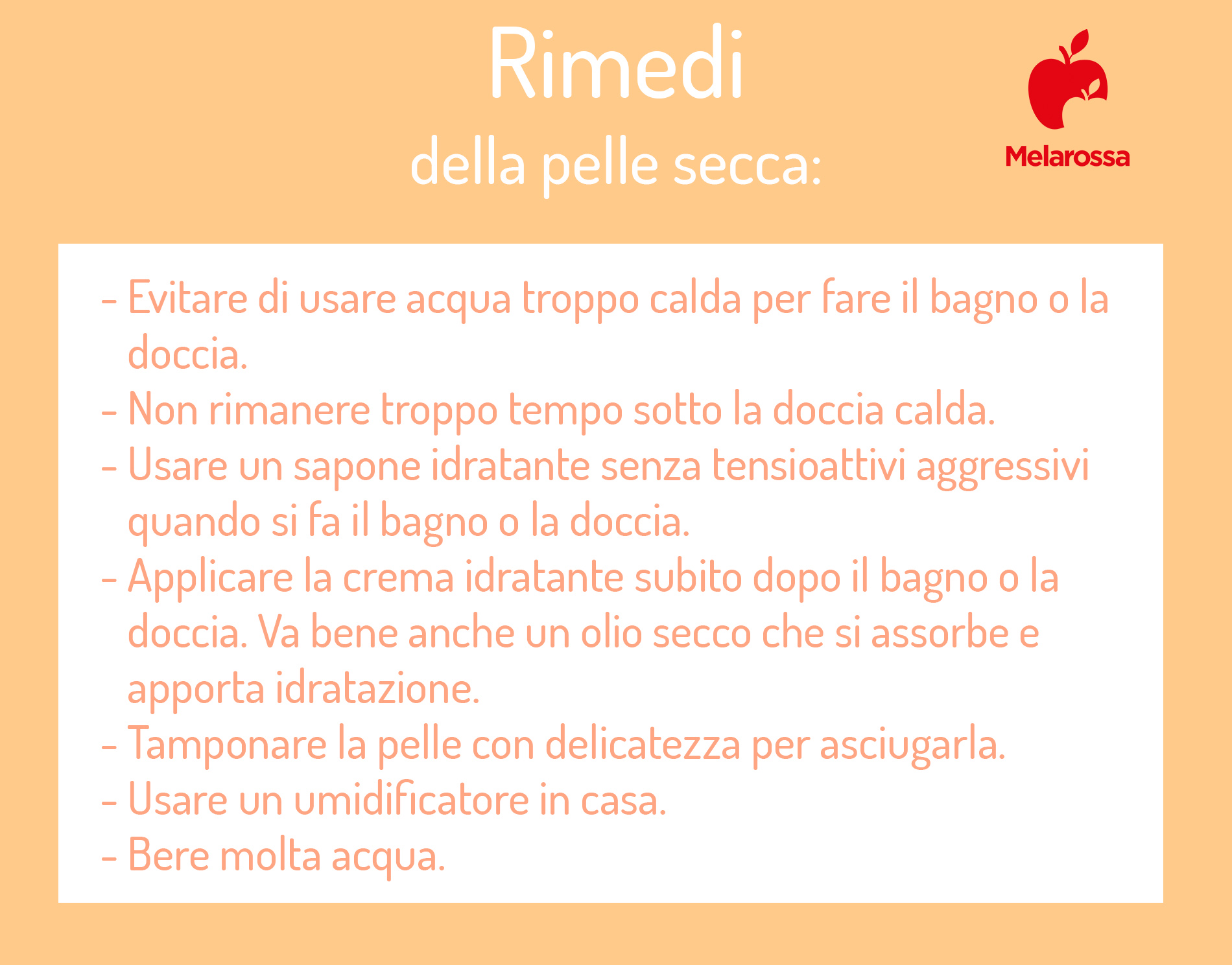 Pelle secca rimedi