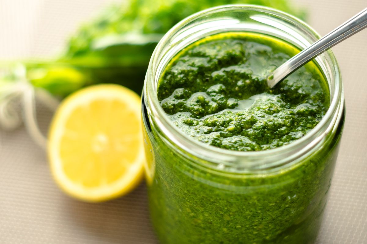 Pesto alla genovese fatto in casa