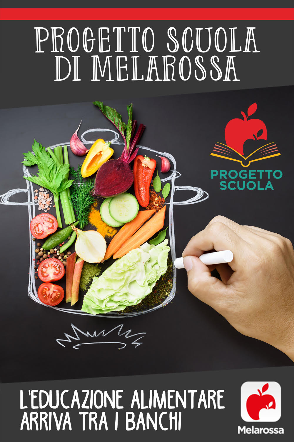 progetto scuola Melarossa: educazione alimentare per le scuole