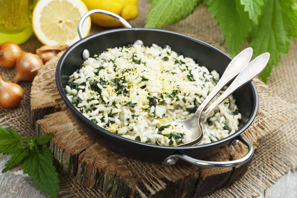 risotto alle ortiche