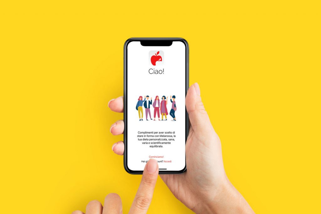 schermata melarossa app