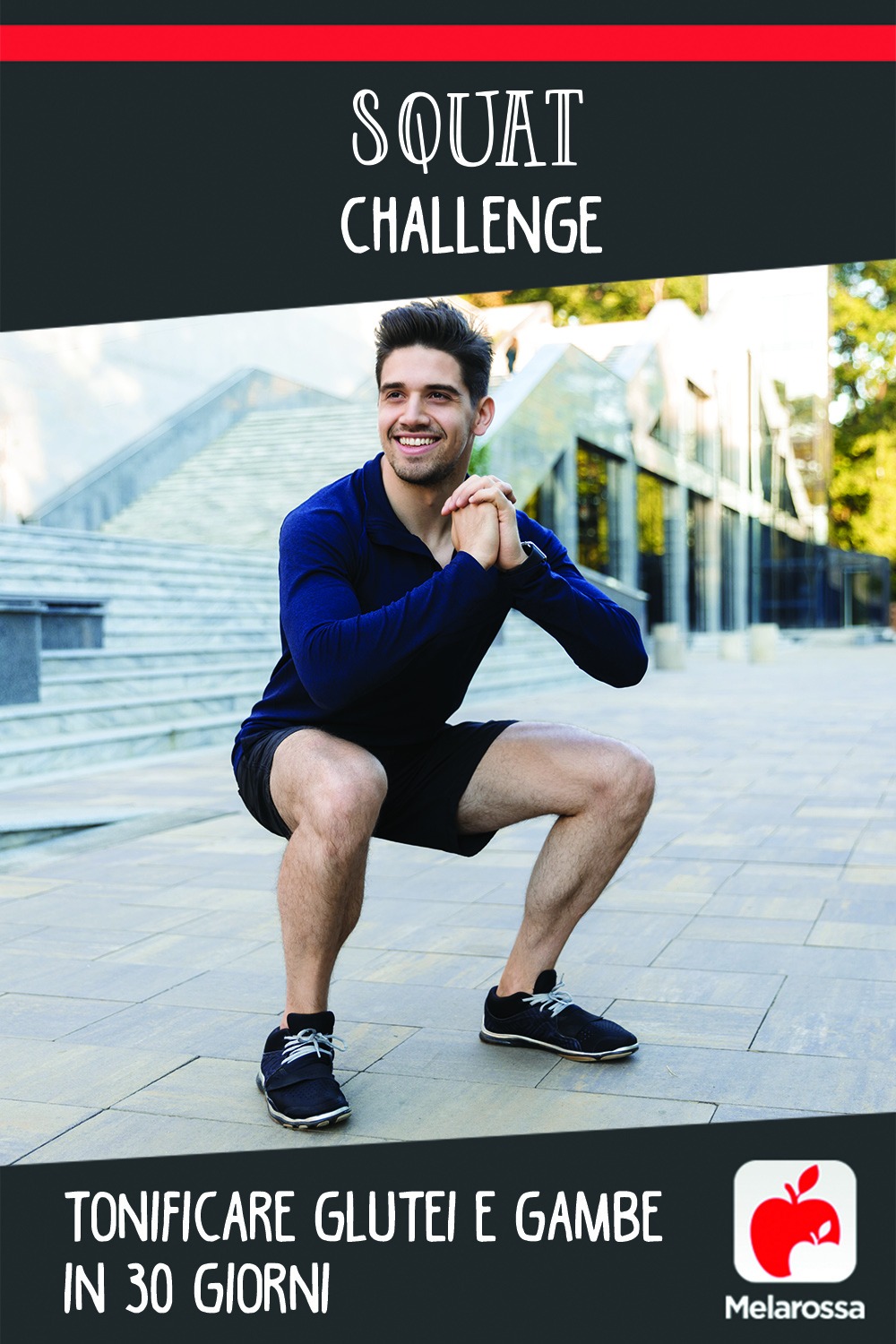 tonificare i glutei con lo squat challenge