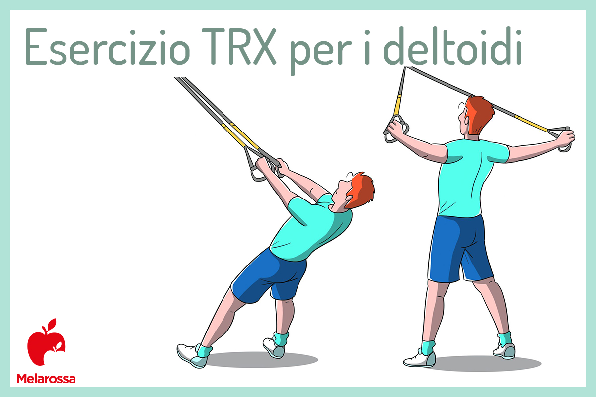 esercizio trx per deltoidi