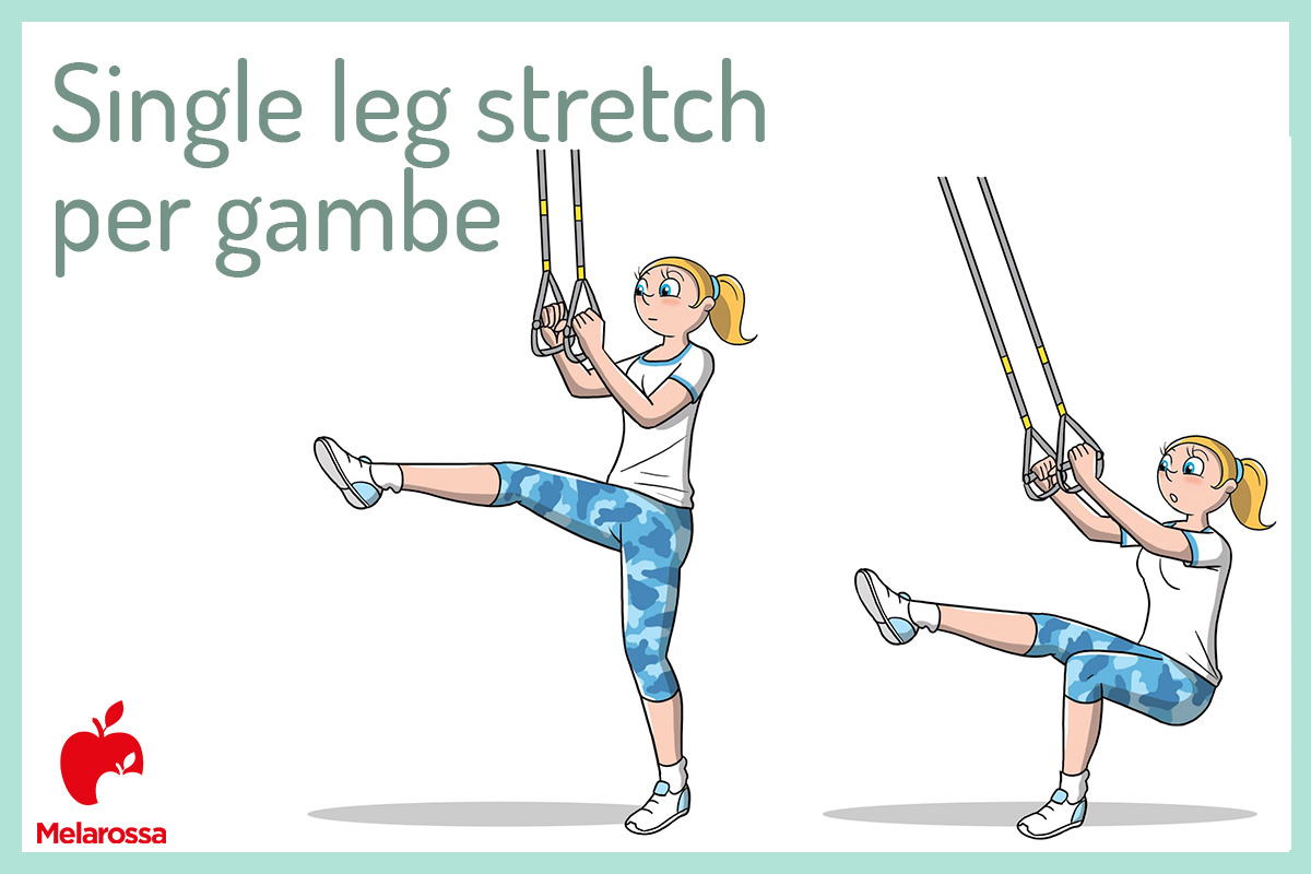 Trx: single leg stretch