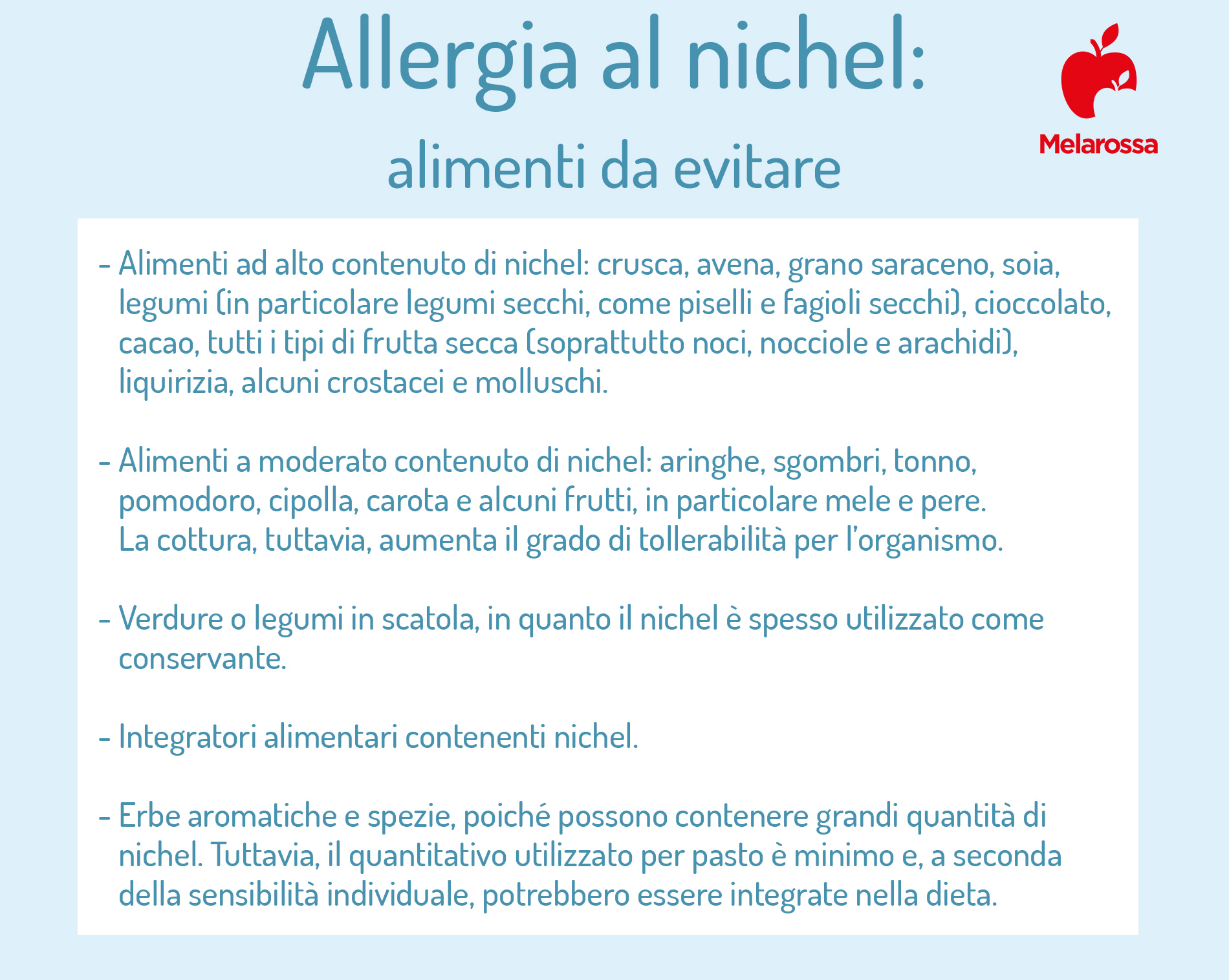 analisi del sangue per allergia al nichel