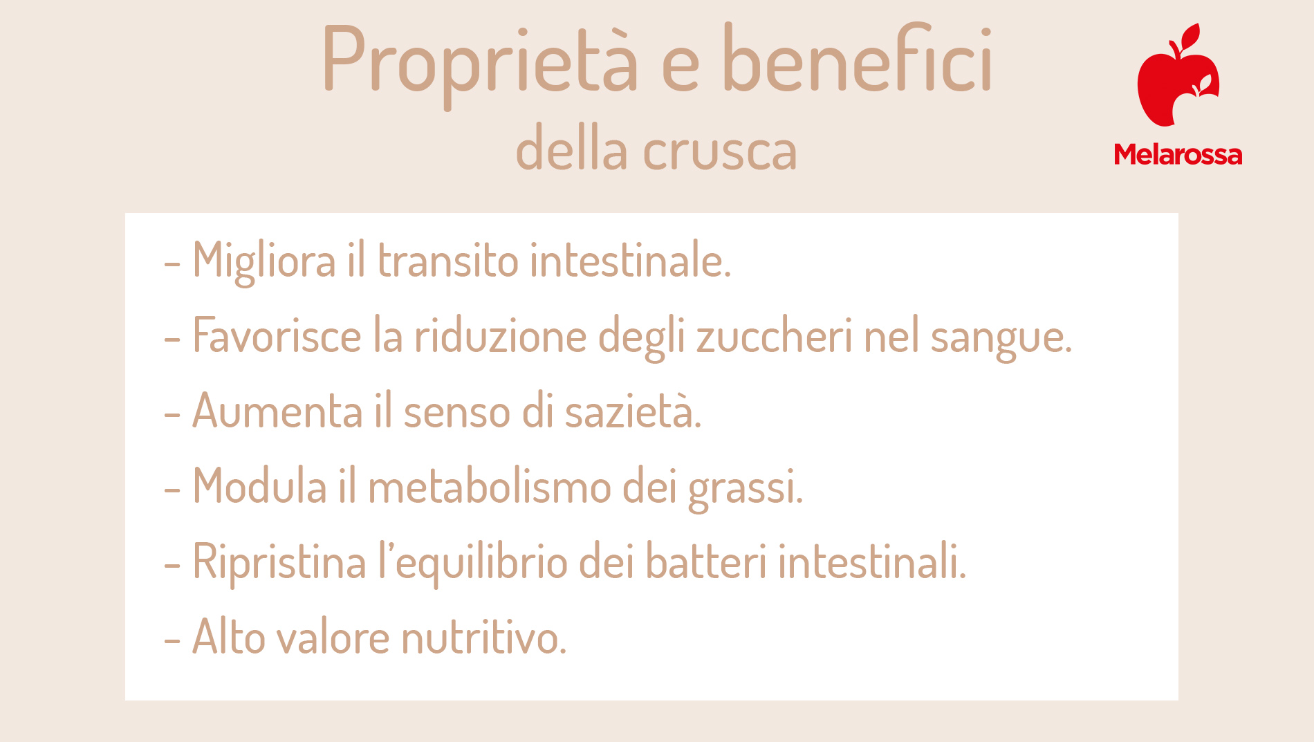 crusca: proprietà e benefici