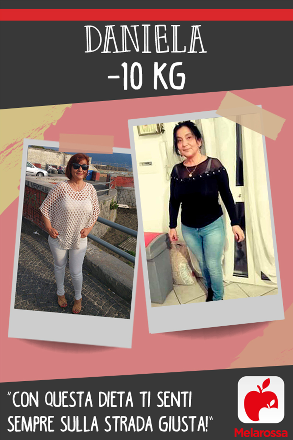 testimonial Melarossa Daniela 10 kg