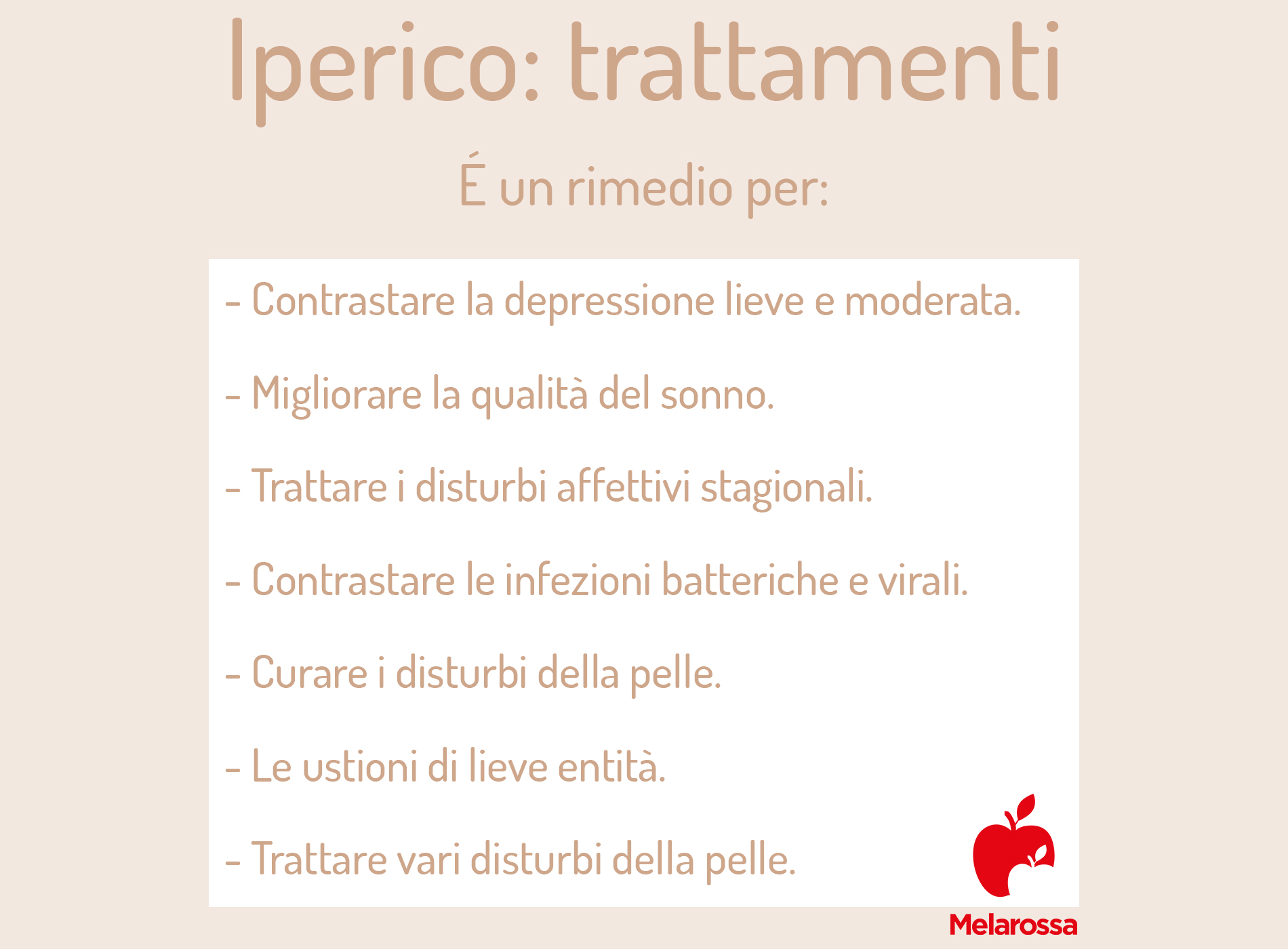 iperico: trattamenti 