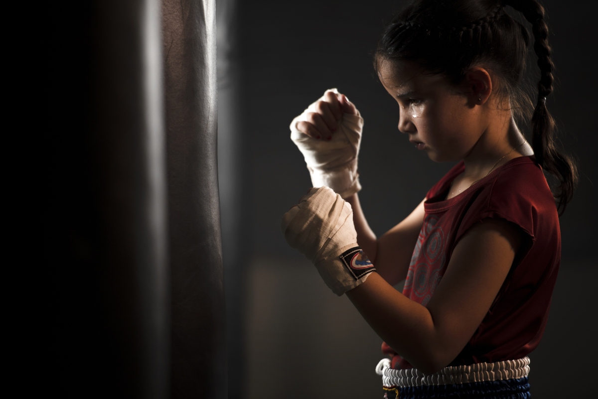 kick boxing: benefici per donna e bambini