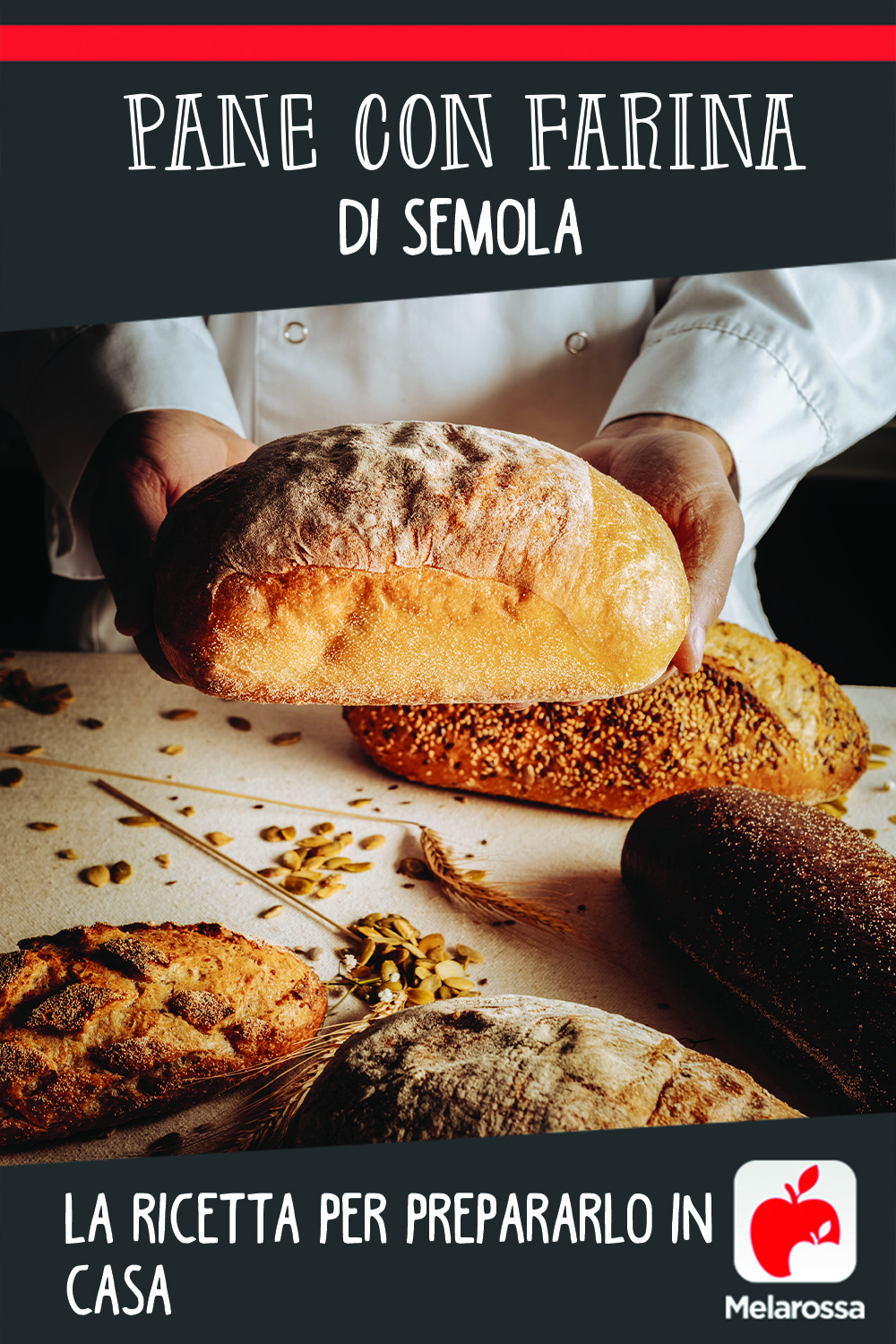 pane con farina di semola da preparare in casa