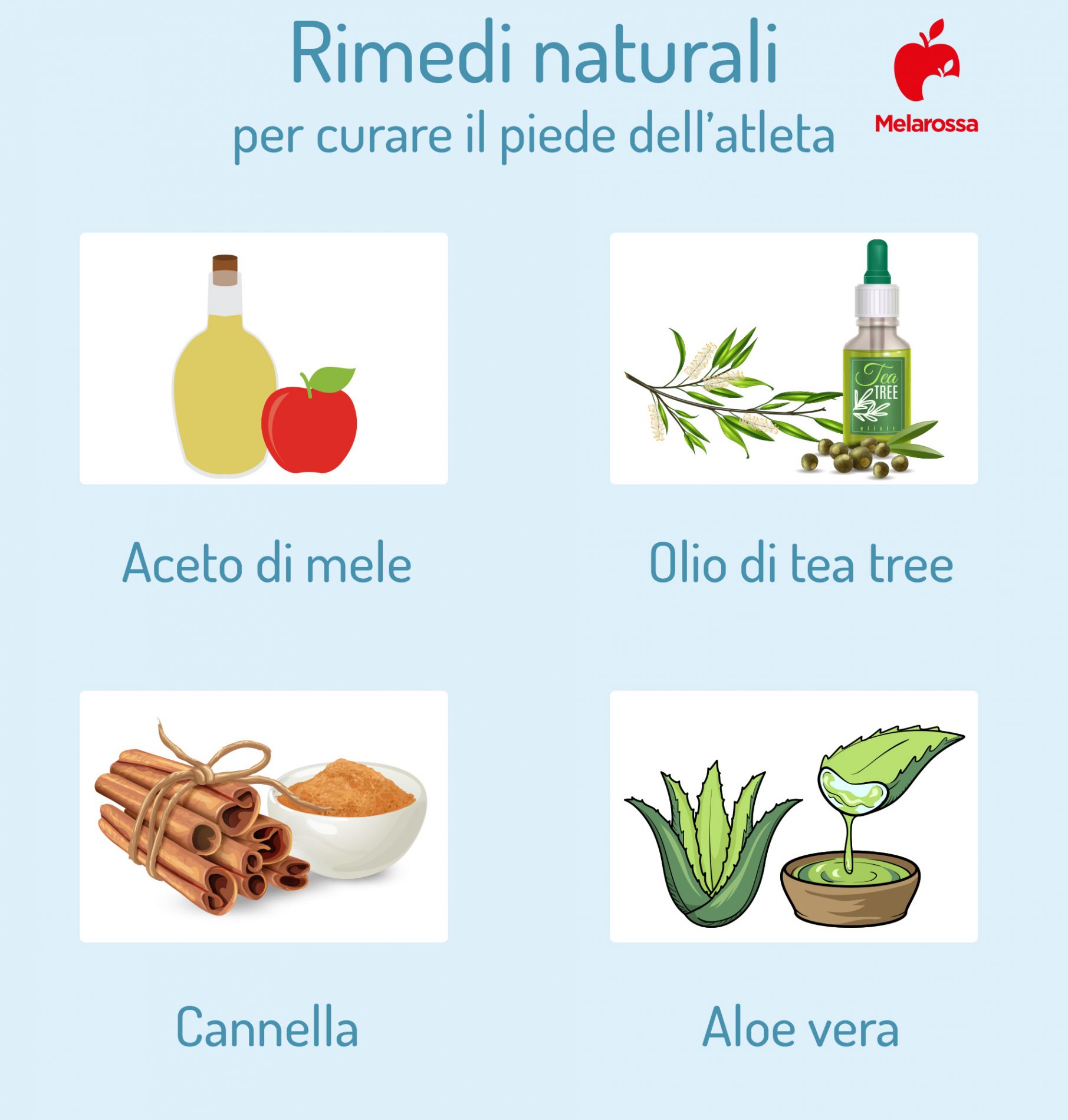 rimedi naturali per curare il piede d'atleta