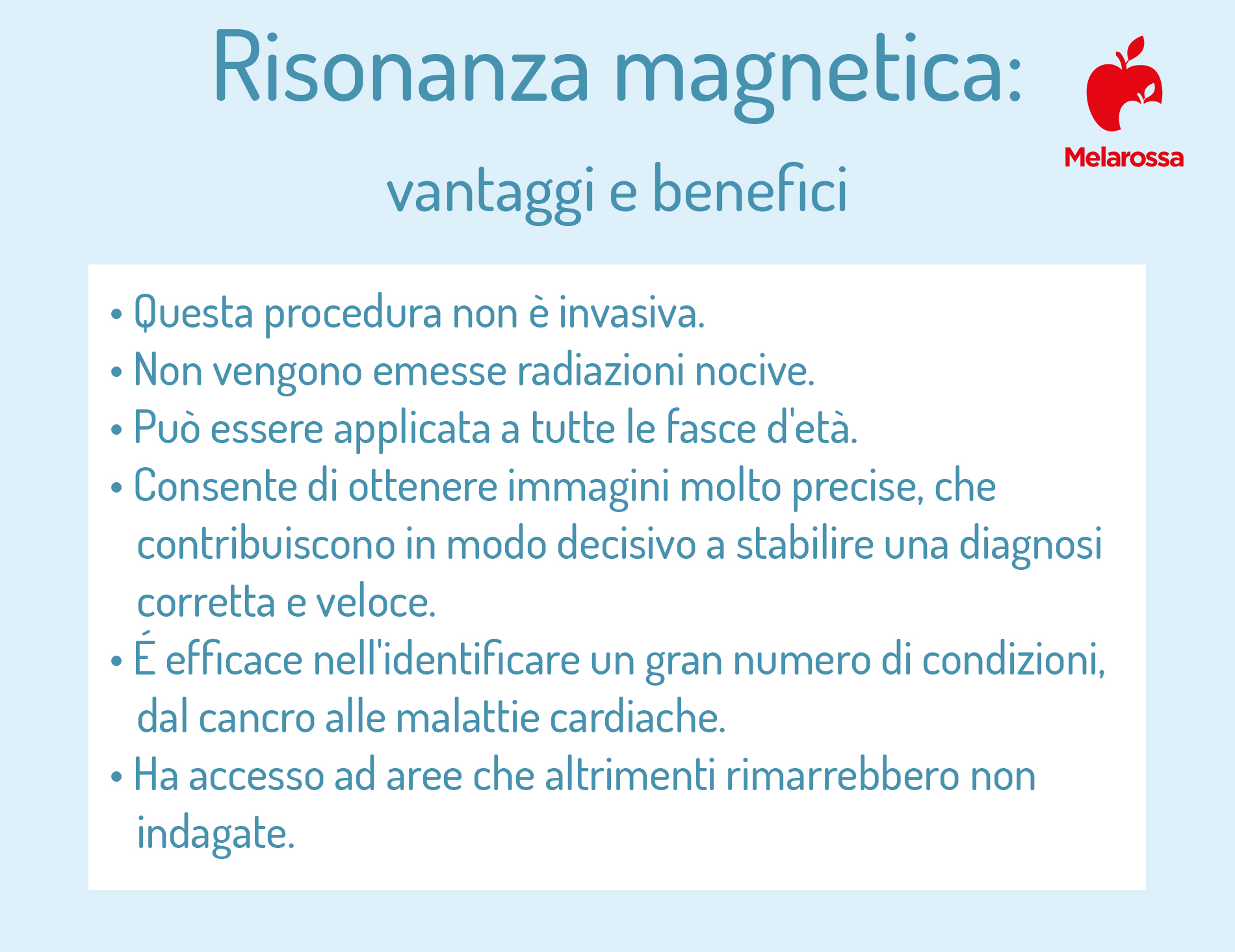 risonanza magnetica: benefici