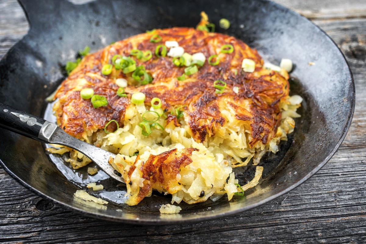 Rosti di patate e zucchine