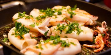 seppie alla griglia