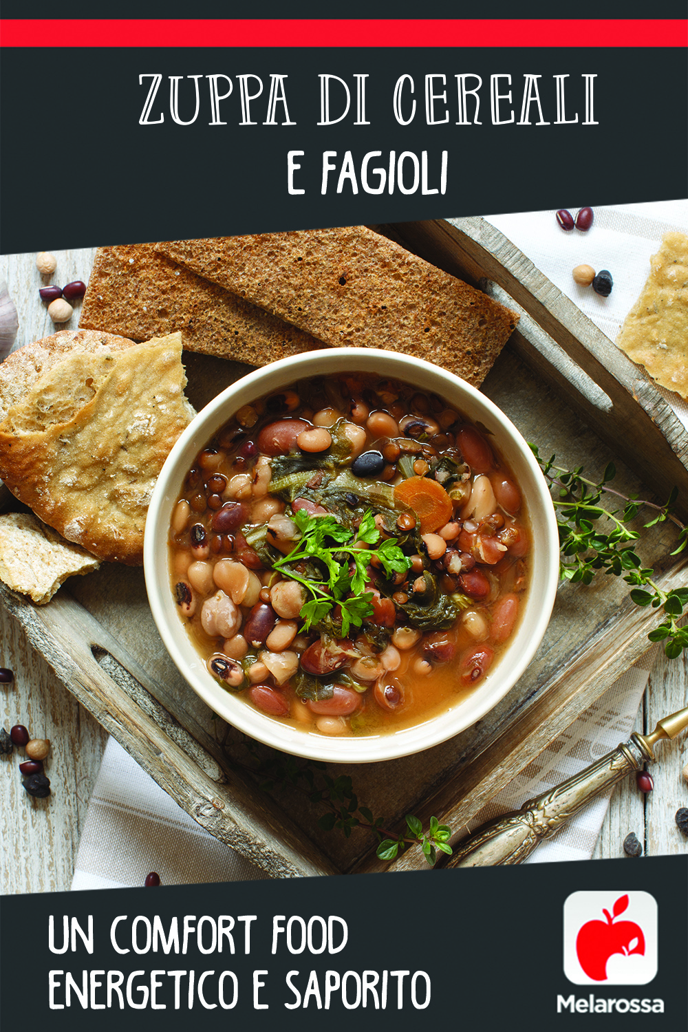 zuppa cereali e fagioli