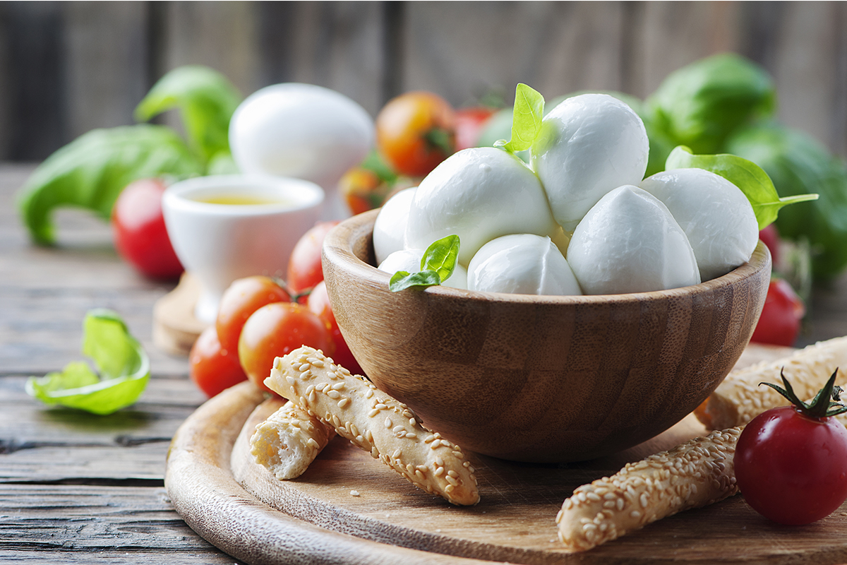 formaggi: valori nutrizionali della mozzarella