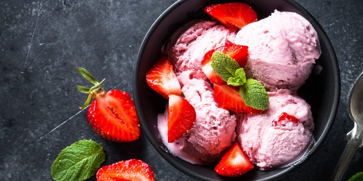 Gelato alla fragola