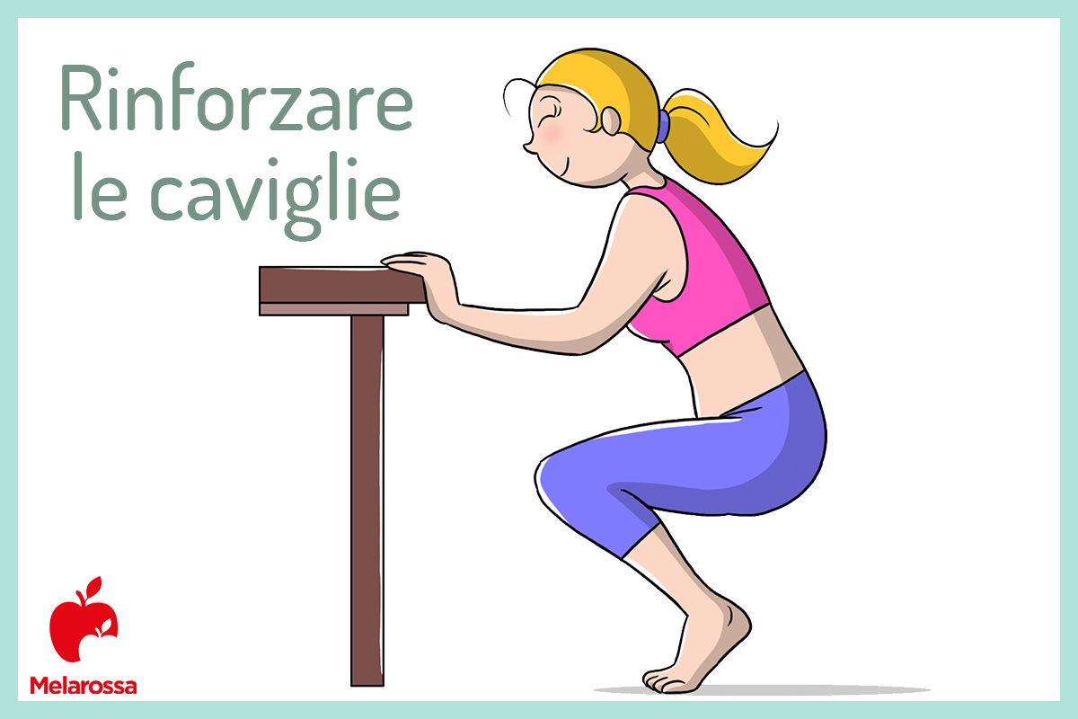 rinforzare le caviglie