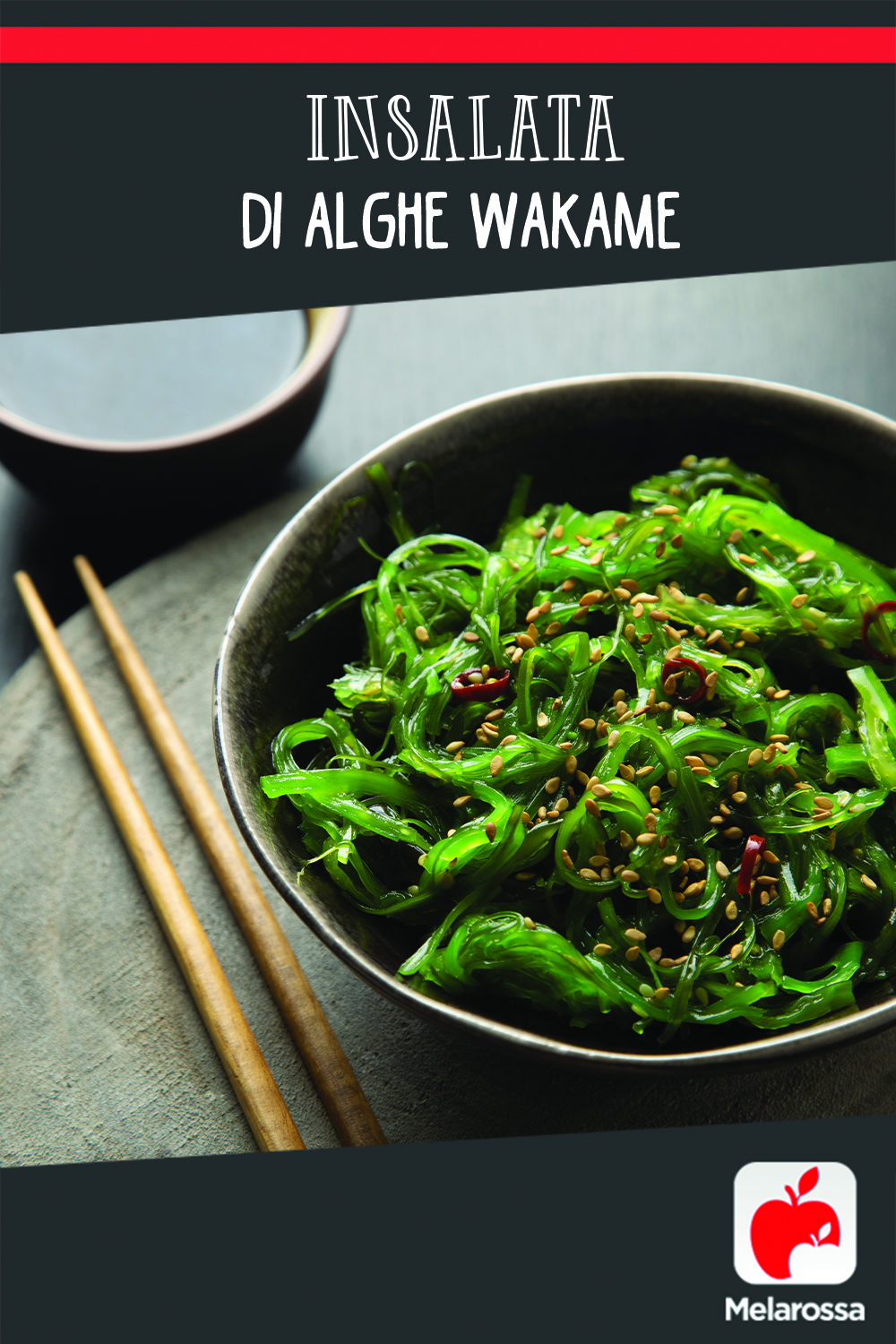 Insalata di alghe wakame 