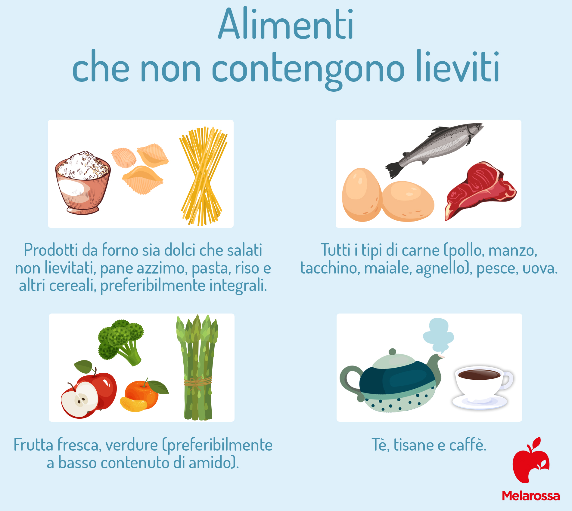 intolleranza al lievito: alimenti che non contengono lievito