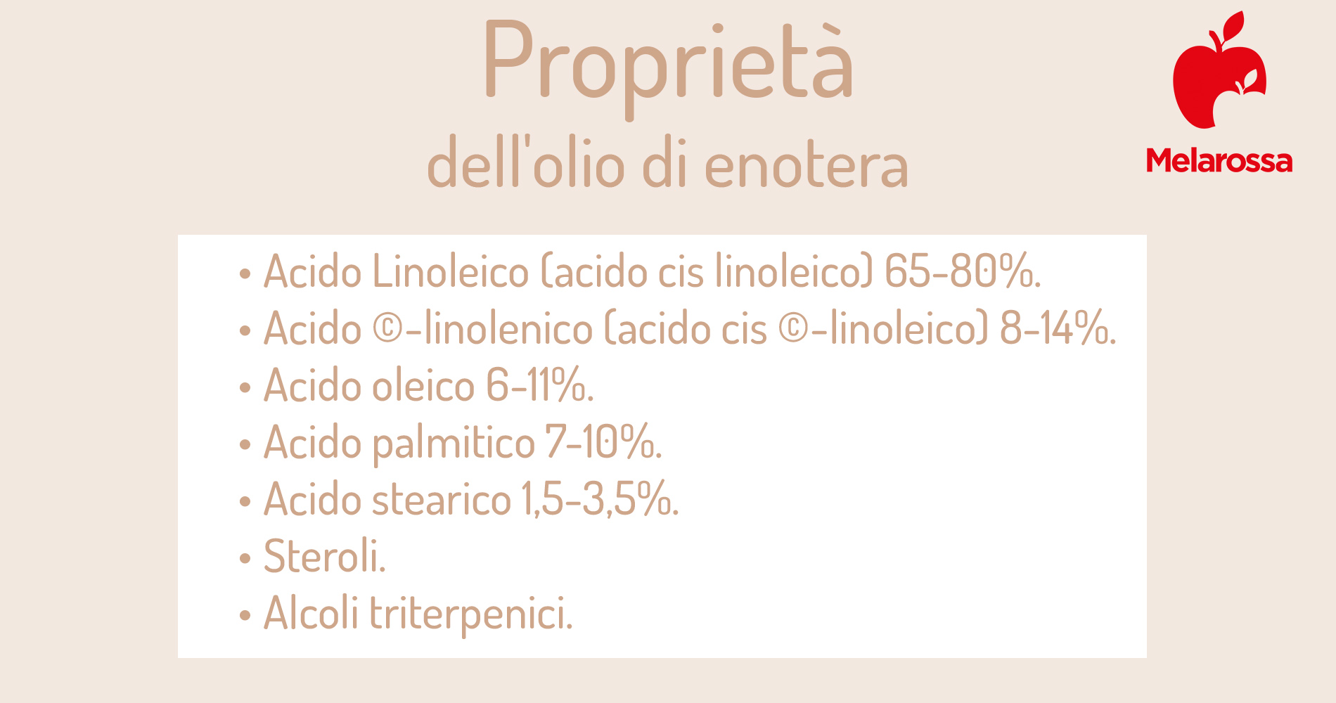 olio di enotera: proprietà