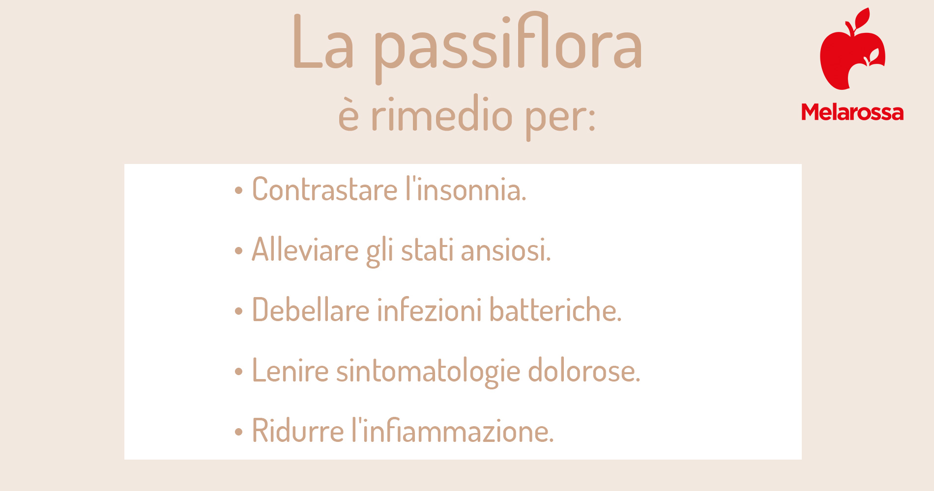 rimedi con la passiflora