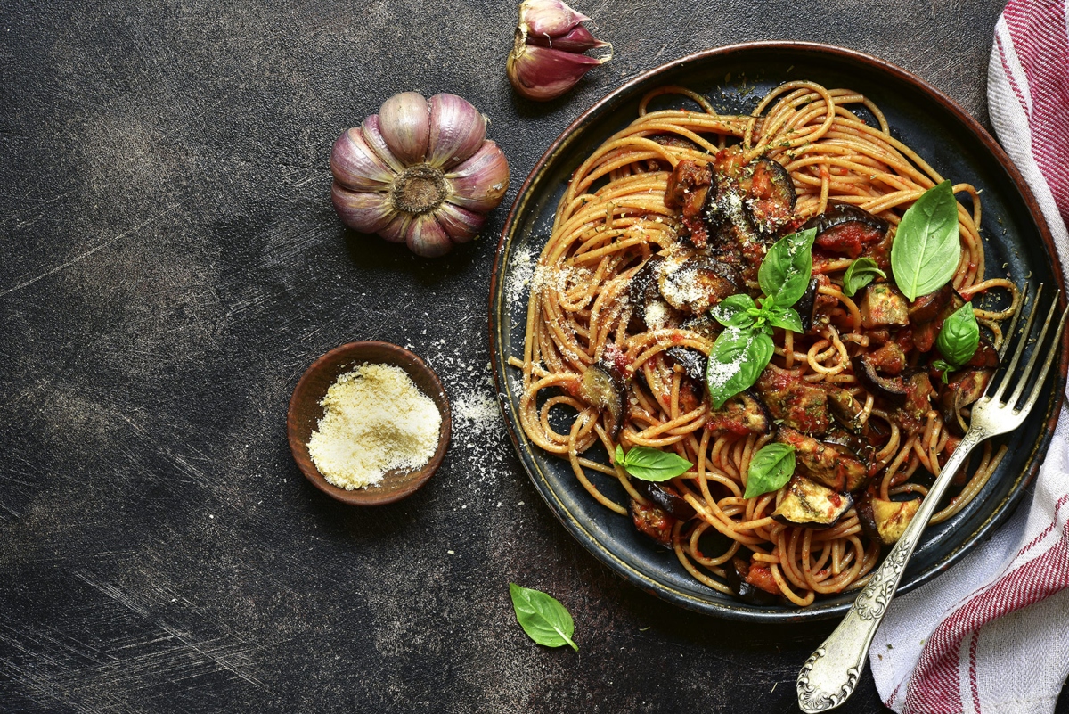 Ricette con tofu: pasta alla Norma