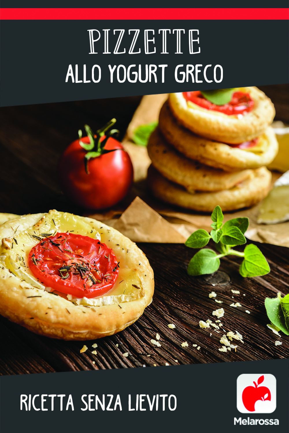 pizzetta allo yogurt greco senza lievito